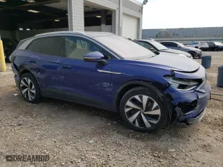 2021 Volkswagen ID.4 Pro S with VIN WVGUNPE28MP060638, listed as a Copart auction lot 53386453 with 12,818 mi miles. Bid and sale history available at carsss.com. Image 4.