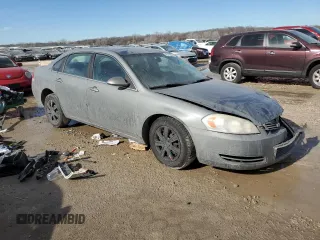 2008 Chevrolet Impala LS with VIN 2G1WB58K481297564, listed as a Copart auction lot 43193865 with Not provided miles and Salvage title. Bid and sale history available at DreamBid. Image 4.