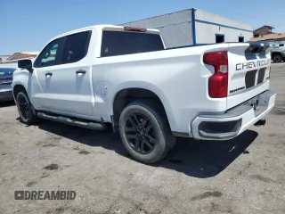 2022 Chevrolet Silverado 1500 Custom with VIN 1GCPABEK3NZ535764, listed as a Copart auction lot 53721735 with Not Provided miles and Salvage Title. Bid and sale history available at DreamBid. Image 2.