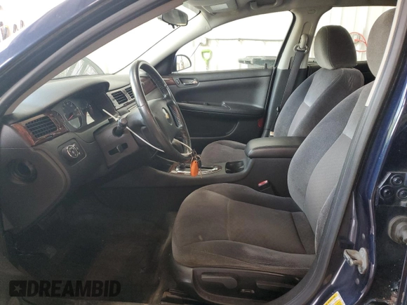 2011 Chevrolet Impala LT Fleet with VIN 2G1WG5EK0B1193361, listed as a Copart auction lot 63075015 with 208,393 mi miles and Salvage title. Bid and sale history available at DreamBid. Image 7.