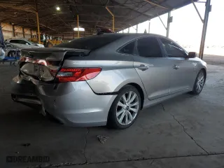 2013 Hyundai Azera with VIN KMHFH4JG4DA213518, listed as a Copart auction lot 72253574 with 158,758 mi miles and Salvage Title. Bid and sale history available at carsss.com. Image 3.