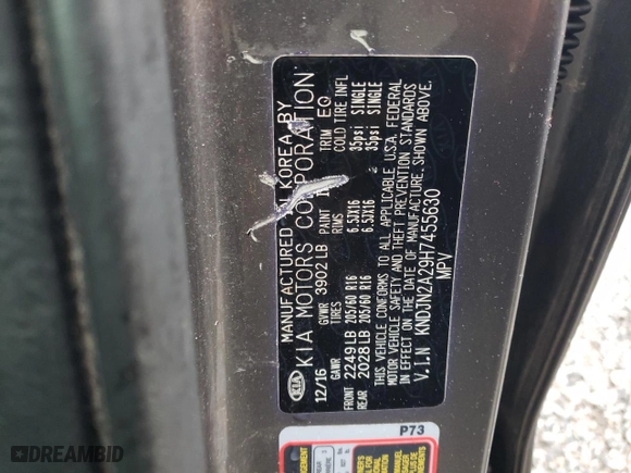 2017 Kia Soul with VIN KNDJN2A29H7455630, listed as a Copart auction lot 52578745 with 88,144 mi miles and Salvage Title. Bid and sale history available at carsss.com. Image 13.