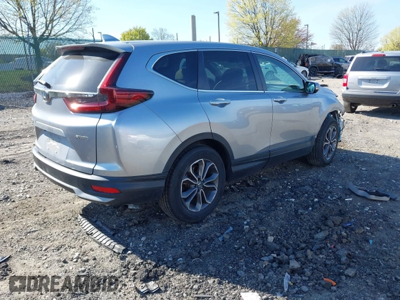 2020 Honda CR-V EX with VIN 2HKRW2H58LH622399, listed as a IAAI auction lot 42071653 with 36,865 mi miles and . Bid and sale history available at DreamBid. Image 4.