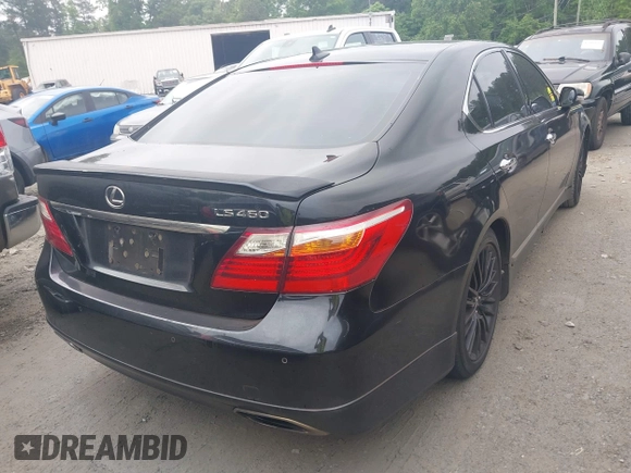 2011 Lexus LS 460 with VIN JTHBL5EF0B5107595, listed as a IAAI auction lot 42113339 with 194,768 mi miles and . Bid and sale history available at DreamBid. Image 4.