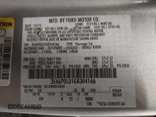 2016 Ford Fusion SE Hybrid z VIN 3FA6P0LU1GR304166, wystawiony jako IAAI lot #41932720 z przebiegiem 68 058 mil mil oraz . Historia ofert i sprzedaży dostępna na DreamBid. Obrazek 9.