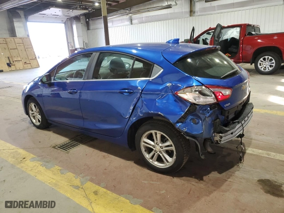 2017 Chevrolet Cruze LT with VIN 3G1BE6SM9HS520272, listed as a Copart auction lot 88207115 with 47,359 mi miles and Salvage Title. Bid and sale history available at carsss.com. Image 2.