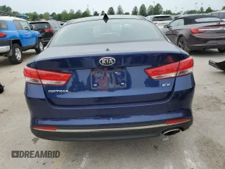 2017 Kia Optima EX with VIN 5XXGU4L35HG158389, listed as a Copart auction lot 59822505 with 80,051 mi miles and Salvage title. Bid and sale history available at DreamBid. Image 6.