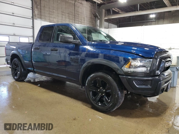2022 Ram 1500 Warlock z VIN 1C6RR7GG8NS174698, wystawiony jako Copart lot #58217935 z przebiegiem 49 775 mil mil oraz Szkoda całkowita • Salvage title. Historia ofert i sprzedaży dostępna na DreamBid. Obrazek 4.