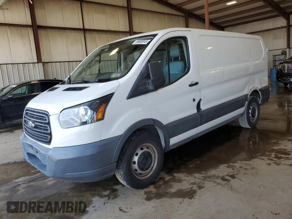 2016 Ford Transit Cargo with VIN 1FTYE1ZM1GKA44183, listed as a Copart auction lot 59685045 with 106,156 mi miles and Salvage title. Bid and sale history available at DreamBid. Image 1.