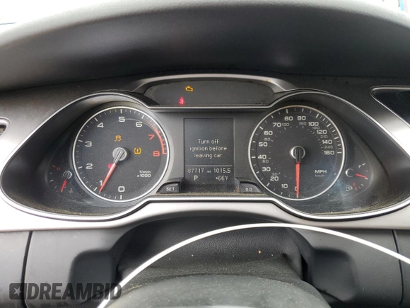 2014 Audi A4 Premium z VIN WAUAFAFL2EN017318, wystawiony jako Copart lot #56586795 z przebiegiem 87 717 mil mil oraz Szkoda całkowita • Salvage title. Historia ofert i sprzedaży dostępna na DreamBid. Obrazek 9.