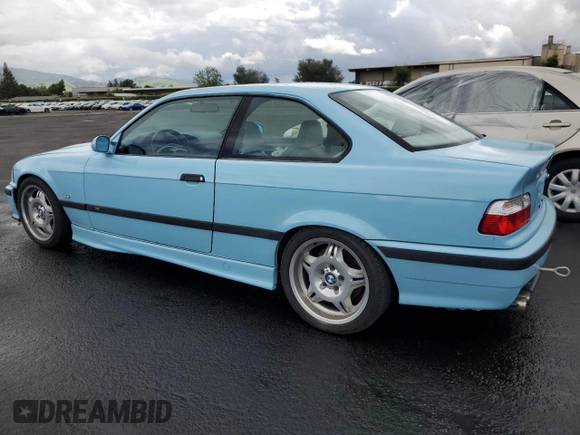 1998 BMW 3 Series M3 with VIN WBSBG9337WEY79709, listed as a Copart auction lot 48779985 with 75,010 mi miles and Salvage Title. Bid and sale history available at carsss.com. Image 2.