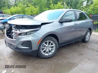 2024 Chevrolet Equinox LS with VIN 3GNAXHEG2RL145066, listed as a IAAI auction lot 42438745 with 12,367 mi miles and . Bid and sale history available at DreamBid. Image 17.