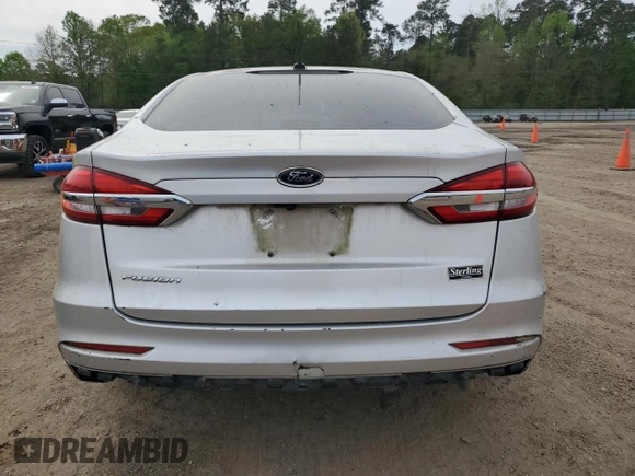 2019 Ford Fusion S with VIN 3FA6P0G70KR267348, listed as a Copart auction lot 50977645 with 83,507 mi miles and Salvage Title. Bid and sale history available at DreamBid. Image 6.