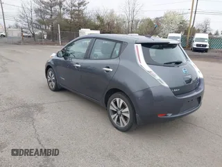 2013 Nissan LEAF SL with VIN 1N4AZ0CPXDC407952, listed as a IAAI auction lot 42021536 with 53,994 mi miles. Bid and sale history available at carsss.com. Image 3.