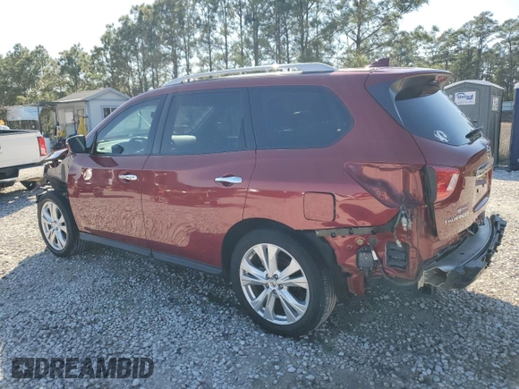 2019 Nissan Pathfinder S with VIN 5N1DR2MNXKC591847, listed as a Copart auction lot 45509835 with 94,109 mi miles and Salvage title. Bid and sale history available at DreamBid. Image 2.