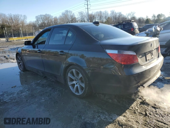 2006 BMW 5 Series 550i with VIN WBANB53596CP03184, listed as a Copart auction lot 88574495 with 214,638 mi miles and Salvage Title. Bid and sale history available at DreamBid. Image 2.
