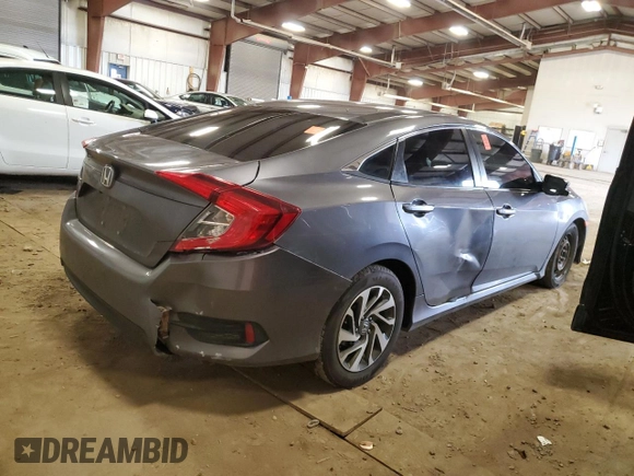 2016 Honda Civic Sedan EX with VIN 19XFC2F71GE039702, listed as a Copart auction lot 50177245 with 229,162 mi miles and Salvage Title. Bid and sale history available at carsss.com. Image 3.