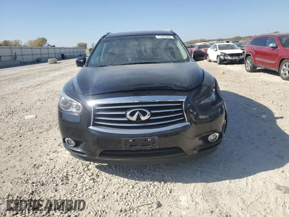 2013 Infiniti JX35 with VIN 5N1AL0MM6DC349396, listed as a Copart auction lot 77467094 with 147,135 mi miles and Clean Title. Bid and sale history available at carsss.com. Image 5.