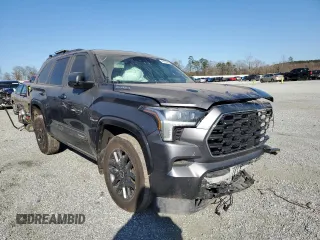 2024 Toyota Sequoia SR5 with VIN 7SVAAABA7RX028059, listed as a Copart auction lot 49129045 with 19,827 mi miles and Salvage Title. Bid and sale history available at carsss.com. Image 4.