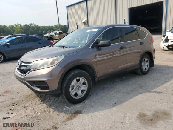 2015 Honda CR-V LX with VIN 3CZRM3H3XFG707617, listed as a Copart auction lot 52046515 with 112,151 mi miles and Salvage Title. Bid and sale history available at carsss.com. Image 1.