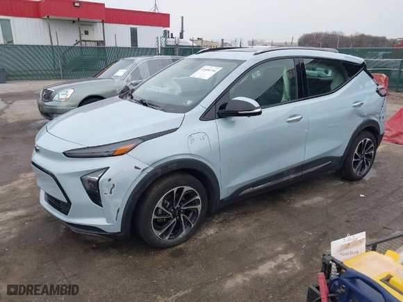 2023 Chevrolet Bolt EUV Premier with VIN 1G1FZ6S0XP4128094, listed as a IAAI auction lot 41606754 with 40,210 mi miles. Bid and sale history available at carsss.com. Image 2.