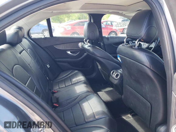 2017 Mercedes-Benz C 300 with VIN 55SWF4KB0HU193549, listed as a Copart auction lot 57495255 with 102,398 mi miles and Salvage title. Bid and sale history available at DreamBid. Image 10.