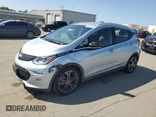 2017 Chevrolet Bolt EV Premier with VIN 1G1FX6S0XH4138566, listed as a Copart auction lot 52361315 with 121,786 mi miles and Salvage Title. Bid and sale history available at carsss.com. Image 1.
