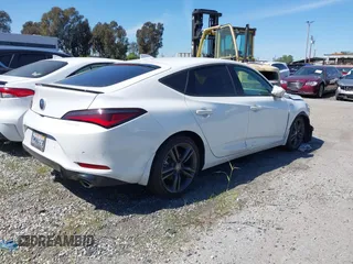 2024 Acura Integra Technology with VIN 19UDE4H64RA017816, listed as a IAAI auction lot 41575702 with 14,430 mi miles and . Bid and sale history available at DreamBid. Image 4.