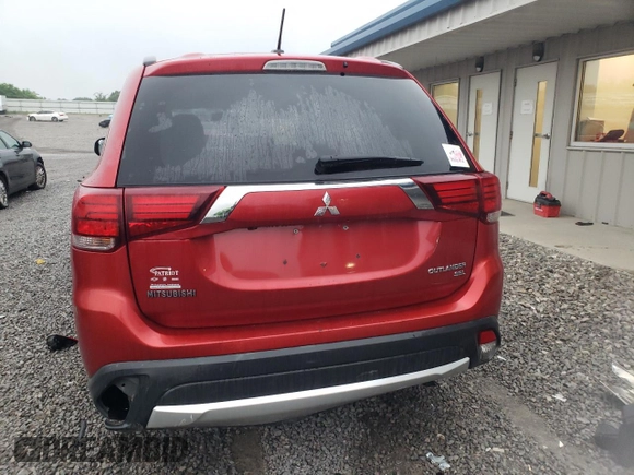 2016 Mitsubishi Outlander SE with VIN JA4AD3A35GZ063663, listed as a Copart auction lot 60103075 with Not provided miles and Salvage title. Bid and sale history available at DreamBid. Image 6.