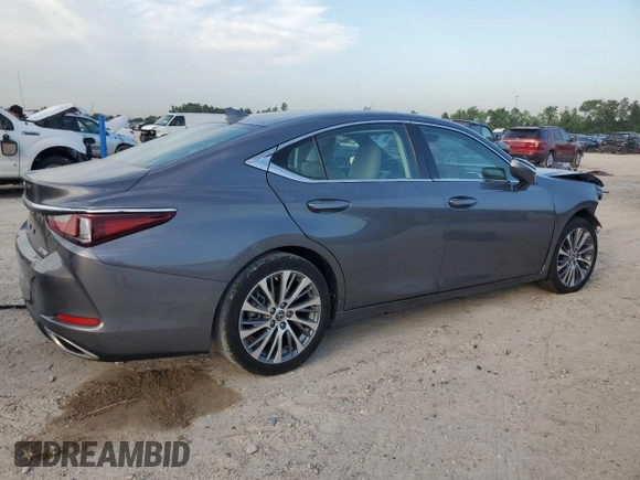 2019 Lexus ES 350 with VIN 58ABZ1B11KU001538, listed as a Copart auction lot 55641085 with 70,411 mi miles and Salvage Title. Bid and sale history available at DreamBid. Image 3.