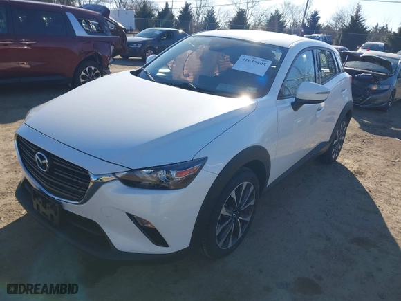 2019 Mazda CX-3 Touring with VIN JM1DKFC78K1460737, listed as a IAAI auction lot 41635408 with 35,516 mi miles. Bid and sale history available at carsss.com. Image 17.