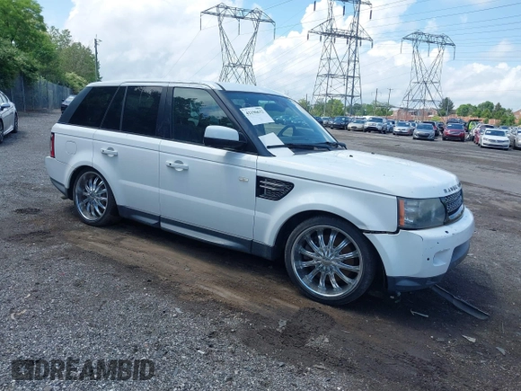 2013 Land Rover Range Rover Sport HSE Lux with VIN SALSK2D43DA813529, listed as a IAAI auction lot 42196632 with 126,970 mi miles and . Bid and sale history available at DreamBid. Image 1.