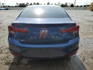 2019 Hyundai Elantra SE with VIN 5NPD74LF8KH497616, listed as a Copart auction lot 55968625 with 197,064 mi miles and Non Repairable. Bid and sale history available at DreamBid. Image 6.