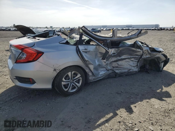 2016 Honda Civic Sedan LX with VIN 19XFC2F56GE250974, listed as a Copart auction lot 54526295 with Not Provided miles and Salvage Title. Bid and sale history available at carsss.com. Image 3.