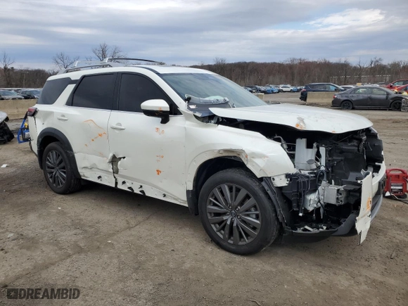 2024 Nissan Pathfinder SL with VIN 5N1DR3CD0RC273762, listed as a Copart auction lot 50922535 with 12,805 mi miles and Salvage Title. Bid and sale history available at carsss.com. Image 4.