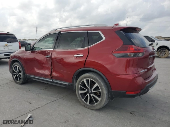 2019 Nissan Rogue SL with VIN 5N1AT2MTXKC764138, listed as a Copart auction lot 49223165 with 117,851 mi miles and Salvage Title. Bid and sale history available at carsss.com. Image 2.