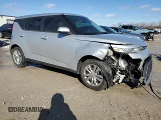 2020 Kia Soul S with VIN KNDJ23AUXL7097804, listed as a Copart auction lot 47851705 with 76,568 mi miles and Salvage Title. Bid and sale history available at carsss.com. Image 4.
