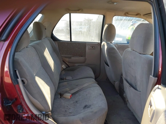 2002 Isuzu Rodeo with VIN 4S2DM58W624335632, listed as a IAAI auction lot 41690735 with 186,480 mi miles and . Bid and sale history available at DreamBid. Image 8.