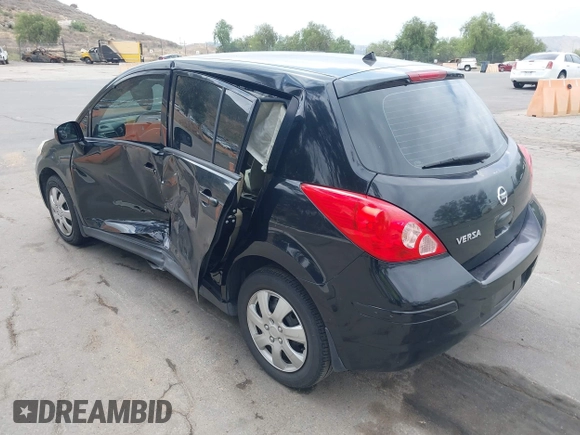 2009 Nissan Versa 1.8 S with VIN 3N1BC13E59L498728, listed as a IAAI auction lot 42110714 with 158,811 mi miles. Bid and sale history available at carsss.com. Image 3.
