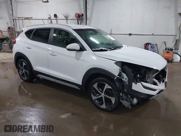 2017 Hyundai Tucson Limited z VIN KM8J3CA26HU584580, wystawiony jako IAAI lot #41587700 z przebiegiem 132 183 mil mil oraz . Historia ofert i sprzedaży dostępna na DreamBid. Obrazek 1.