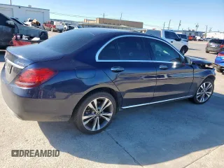 2021 Mercedes-Benz C 300 with VIN W1KWF8EB1MR642624, listed as a Copart auction lot 46552065 with 25,127 mi miles and Salvage Title. Bid and sale history available at carsss.com. Image 3.