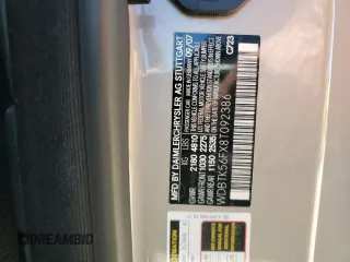 2008 Mercedes-Benz CLK 350 z VIN WDBTK56FX8T092386, wystawiony jako Copart lot #57283715 z przebiegiem 126 696 mil mil oraz Szkoda całkowita • Salvage title. Historia ofert i sprzedaży dostępna na DreamBid. Obrazek 13.