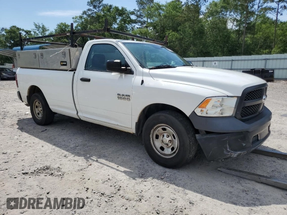 2017 Ram 1500 Tradesman with VIN 3C6JR6DG7HG648888, listed as a Copart auction lot 55433555 with 127,715 mi miles and Salvage title. Bid and sale history available at DreamBid. Image 4.