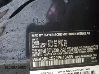 2014 BMW 3 Series 328i xDrive с VIN WBA3B5C52EP543485, выставлен на аукционе Copart как лот 47475075 с пробегом 119 486 миль миль и Списание • Salvage title. История ставок и продаж доступна на DreamBid. Изображение 12.