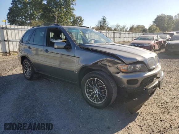 2005 BMW X5 4.4i with VIN 5UXFB53565LV15453, listed as a Copart auction lot 75830774 with 148,211 mi miles and Salvage Title. Bid and sale history available at carsss.com. Image 4.