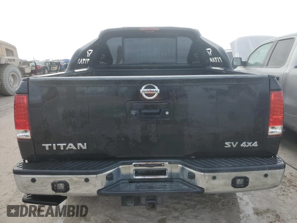 2013 Nissan Titan S with VIN 1N6AA0EC1DN302813, listed as a Copart auction lot 76369234 with 103,304 mi miles and Salvage Title. Bid and sale history available at DreamBid. Image 6.