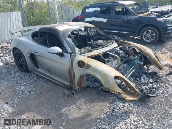 2017 Porsche 718 Cayman z VIN WP0AA2A89HS270863, wystawiony jako IAAI lot #42039112 z przebiegiem Nie podano mil oraz . Historia ofert i sprzedaży dostępna na DreamBid. Obrazek 1.