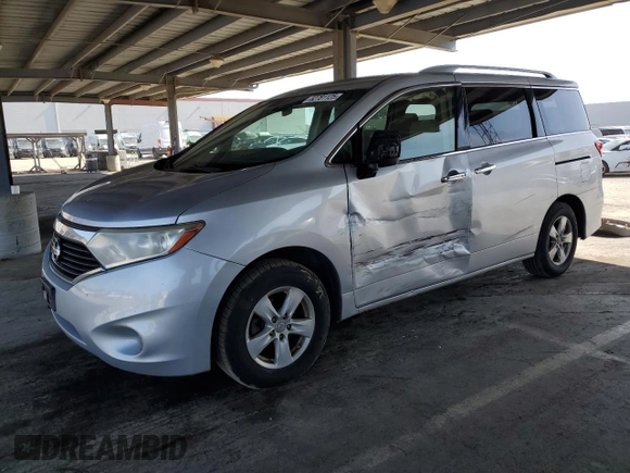 2016 Nissan Quest SV z VIN JN8AE2KP9G9153157, wystawiony jako Copart lot #52781125 z przebiegiem 131 276 mil mil oraz Szkoda całkowita • Salvage title. Historia ofert i sprzedaży dostępna na DreamBid. Obrazek 1.