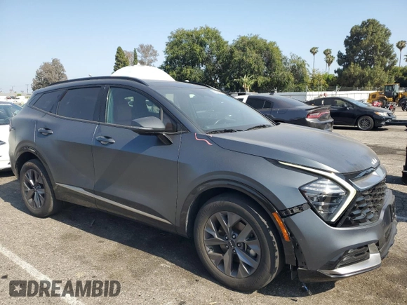 2023 Kia Sportage SX-Prestige with VIN KNDPXCAG0P7037638, listed as a Copart auction lot 58494875 with 43,214 mi miles and Salvage title. Bid and sale history available at DreamBid. Image 4.