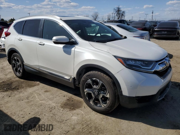 2017 Honda CR-V Touring with VIN 2HKRW1H96HH517669, listed as a Copart auction lot 52150615 with 97,961 mi miles and Salvage Title. Bid and sale history available at carsss.com. Image 4.